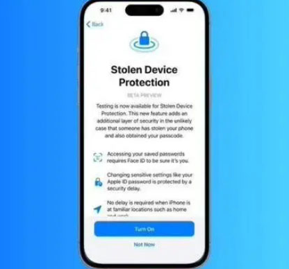 五大连池苹果授权维修店分享被盗设备保护功能开启方法 