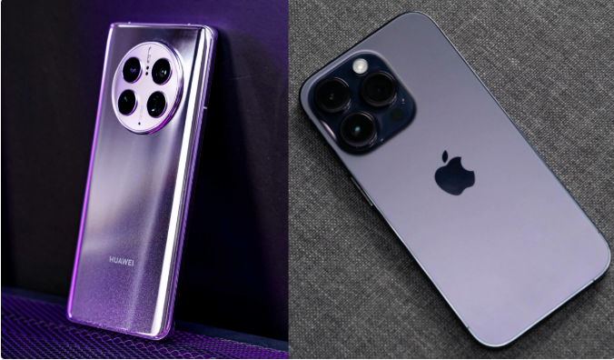 五大连池苹果14维修分享华为Mate50与iPhone14哪个好？ 
