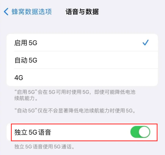 五大连池苹果14维修分享iPhone 14 Pro如何开启VoNR 