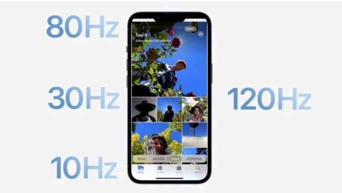 五大连池苹果14维修分享iPhone 14有高刷吗 